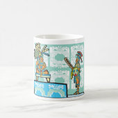 Mug Guerrier Maya et roi (Centre)