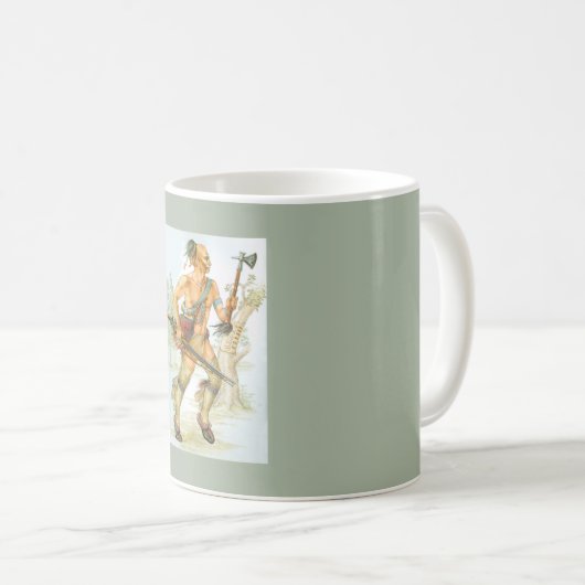 Mug Guerrier mohawk (Devant droit)