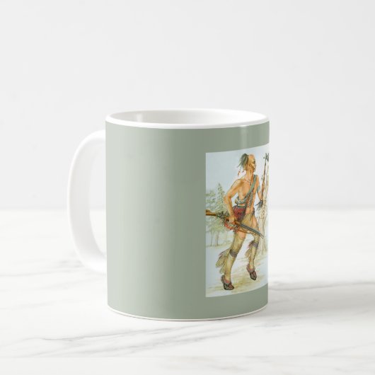 Mug Guerrier mohawk (Devant gauche)