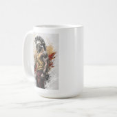 Mug Guerrier spartiate moderne – Force antique moderne (Devant gauche)