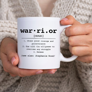 Mug Guerrier sur mesure, Toxicomanie, Survivant du can