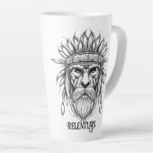 Mug guerrier viking sans relâche (Angle droit)