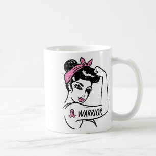 Mug Guerrière du cancer du sein Rosie Riveter Femmes r