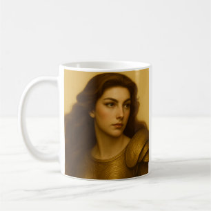 Mug Guerrière Médiévale Dorée Féminine