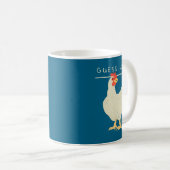 Mug Guess What Chicken Butt Funny Happy  (Devant droit)