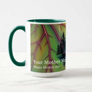 Mug Guidage de rivière en canot aurore érable à l'aube