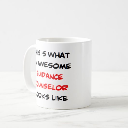 Mug guidance counselor, awesome (Devant gauche)