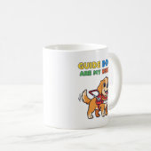 Mug Guide Chiens Sont Mes Héros (Devant droit)