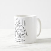 Mug Guide d'Aristote pour la modération (Devant droit)