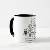 Mug Guide d'Aristote pour la modération (Devant gauche)