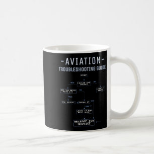 Mug Guide de dépannage aéronautique - Drôle de mécanic