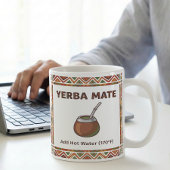 Mug Guide de recette de thé Yerba Mate 170°F