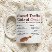 Mug Guide de recette simple de cacao Sweet Tooth