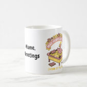 Mug Guide de Survie pour Enseignant Drôle Mai Rétro Oi (Devant droit)
