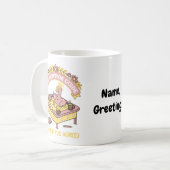 Mug Guide de Survie pour Enseignant Drôle Mai Rétro Oi (Devant gauche)