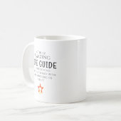 Mug Guide de vie incroyable Cadeau personnalisé diffic (Devant gauche)