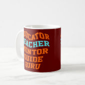 MUG GUIDE DU MENTOR ENSEIGNANT ÉDUCATEUR GURU (Devant gauche)