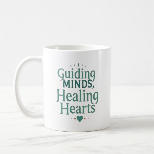 Mug Guiding Minds, Healing Hearts – School Counselor (Gauche)