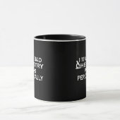 Mug Guillemets de chimie amusants pour chimiste (Centre)
