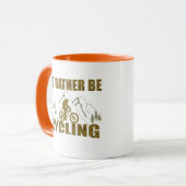 Mug Guillemets motocyclistes amusants (Devant gauche)