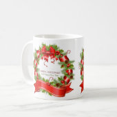 Mug Guirlande de Noël (Devant gauche)