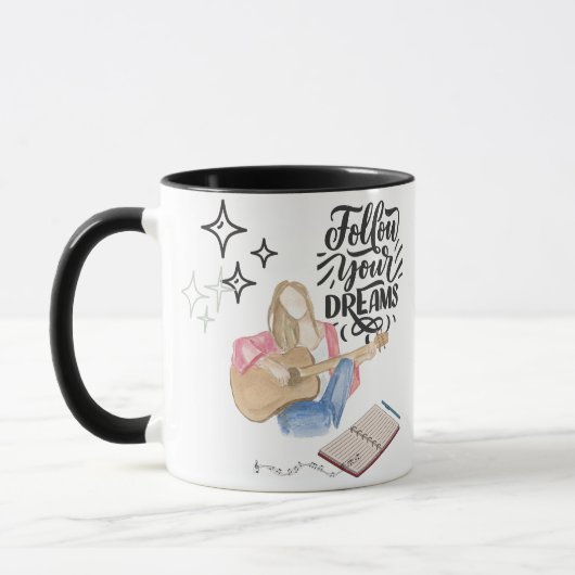 Mug Guitar girl vibe (Gauche)