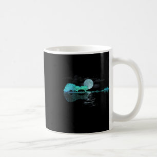 Mug Guitar Lake Réflexions Amour Musicien