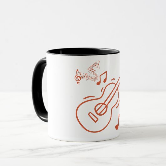 Mug guitare (Devant gauche)