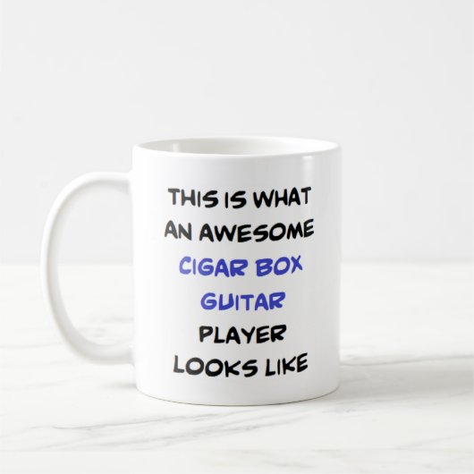 Mug guitare à cigares, super (Gauche)