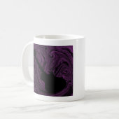 Mug Guitare Abstraite, Violet (Devant gauche)