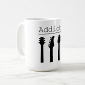 Mug Guitare accro (Devant gauche)