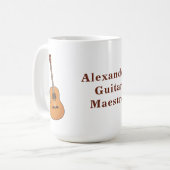 Mug Guitare acoustique (Devant gauche)
