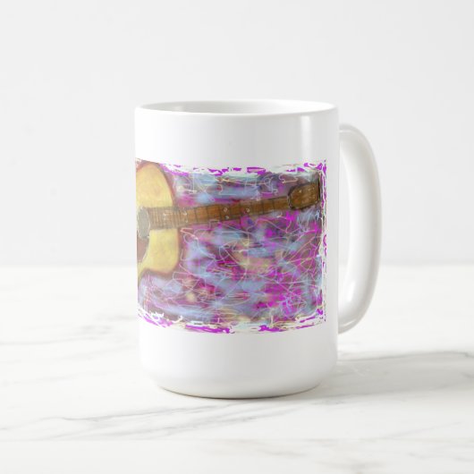 Mug Guitare acoustique (Devant droit)