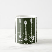 Mug guitare acoustique verte (Centre)