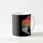 Mug Guitare Basse Rétro (Devant droit)
