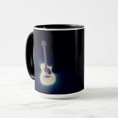 Mug Guitare bleu cool (Devant gauche)