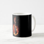 Mug Guitare brûlante (Devant droit)