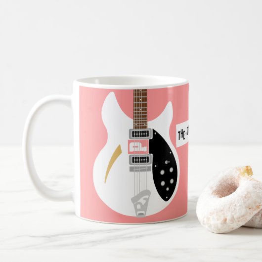 Mug Guitare d'art de bruit de mod (Avec donut)