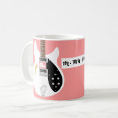 Mug Guitare d'art de bruit de mod (Devant gauche)