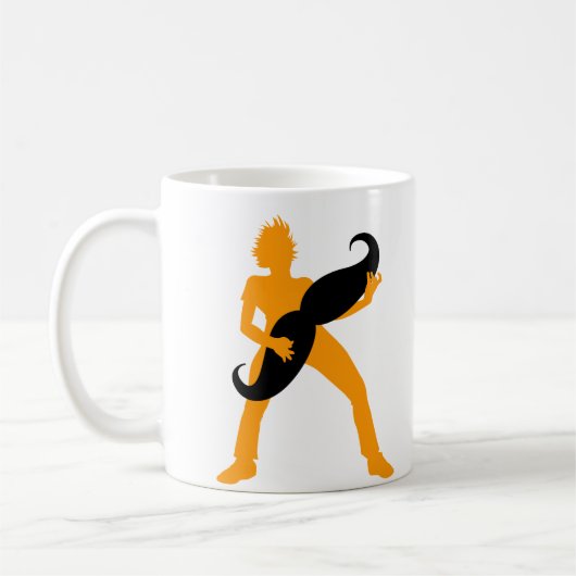 Mug Guitare de cheveux (Gauche)