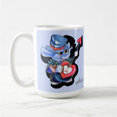 Mug Guitare de Coeur Malphanumérique Ma maman Rocks Mu (Gauche)