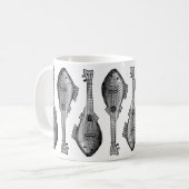 Mug Guitare de poissons (Devant gauche)