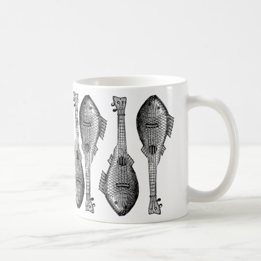 Mug Guitare de poissons (Droite)