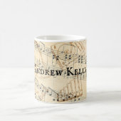 Mug Guitare de rock et de rouleaux personnalisés (Centre)