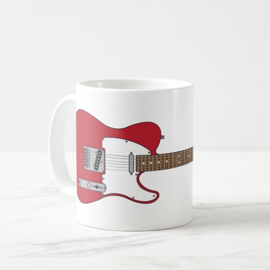 Mug Guitare électrique (Devant gauche)