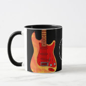 Mug Guitare électrique monogramme (Gauche)