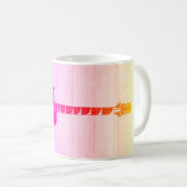 Mug Guitare électrique & Wood Pop Art (Devant droit)