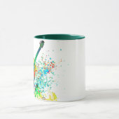 Mug Guitare et accords splatter personnalisé (Centre)