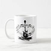 Mug Guitare et notes de musique (Gauche)