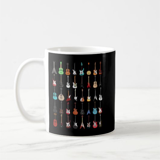 Mug Guitare Guitare Instrumentee de musique (Gauche)